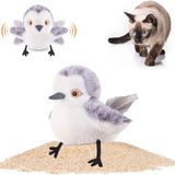 Interactive Cat Plush Toys – Automatic Flapping Bird USB Rechargeable Electronic Pet Enrichment Toy for Indoor Cats