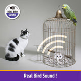 Interactive Cat Toy – Rechargeable Automatic Chirping Owl with Catnip, Beating Wings, and Flying Bird Motion for Indoor Cats