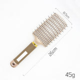 Anti-Klit Detangling Hair Brush – Nylon Bristle Scalp Massage Teaser Comb for Women