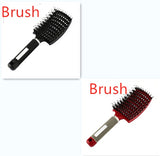 Anti-Klit Detangling Hair Brush – Nylon Bristle Scalp Massage Teaser Comb for Women