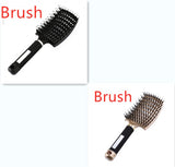 Anti-Klit Detangling Hair Brush – Nylon Bristle Scalp Massage Teaser Comb for Women