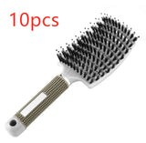 Anti-Klit Detangling Hair Brush – Nylon Bristle Scalp Massage Teaser Comb for Women