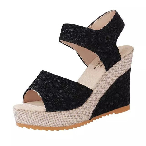 Stylish & Comfortable High Heel Strappy Sandals for Women - Flat Bottom, Waterproof, Wear-Resistant Sole - Shoe, Footwear