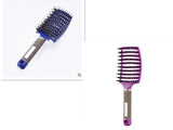 Anti-Klit Detangling Hair Brush – Nylon Bristle Scalp Massage Teaser Comb for Women