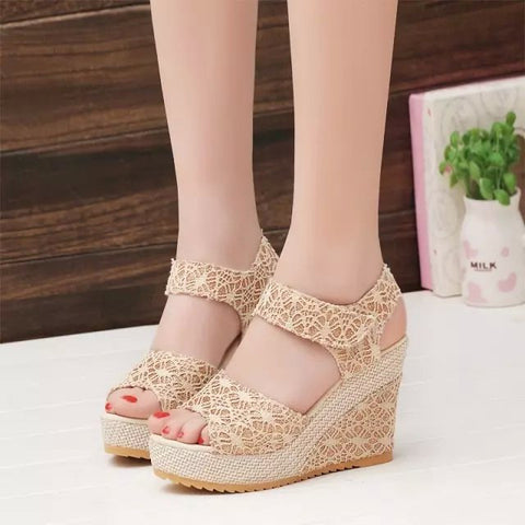 Stylish & Comfortable High Heel Strappy Sandals for Women - Flat Bottom, Waterproof, Wear-Resistant Sole - Shoe, Footwear