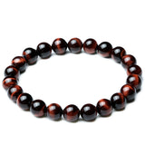 8mm Tiger Eye Bracelet – Natural Stone Jewelry for Strength and Protection