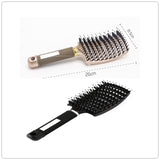 Anti-Klit Detangling Hair Brush – Nylon Bristle Scalp Massage Teaser Comb for Women