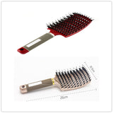 Anti-Klit Detangling Hair Brush – Nylon Bristle Scalp Massage Teaser Comb for Women