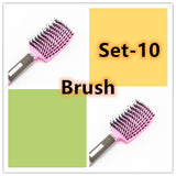 Anti-Klit Detangling Hair Brush – Nylon Bristle Scalp Massage Teaser Comb for Women