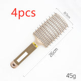 Anti-Klit Detangling Hair Brush – Nylon Bristle Scalp Massage Teaser Comb for Women