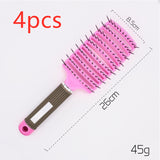 Anti-Klit Detangling Hair Brush – Nylon Bristle Scalp Massage Teaser Comb for Women