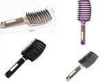 Anti-Klit Detangling Hair Brush – Nylon Bristle Scalp Massage Teaser Comb for Women