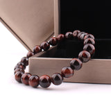 8mm Tiger Eye Bracelet – Natural Stone Jewelry for Strength and Protection