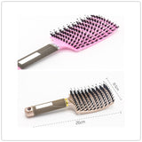 Anti-Klit Detangling Hair Brush – Nylon Bristle Scalp Massage Teaser Comb for Women