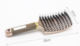 Anti-Klit Detangling Hair Brush – Nylon Bristle Scalp Massage Teaser Comb for Women