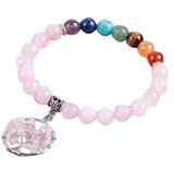 Elegant Crystal Beaded Bracelet – Fashionable, Handmade Gemstone Jewelry