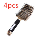 Anti-Klit Detangling Hair Brush – Nylon Bristle Scalp Massage Teaser Comb for Women