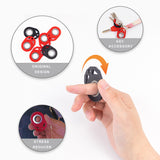 Creative Fidget Spinner Toy Keychain – Anti-Anxiety Hand Spinner with Bottle Opener for Stress