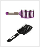 Anti-Klit Detangling Hair Brush – Nylon Bristle Scalp Massage Teaser Comb for Women