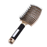 Anti-Klit Detangling Hair Brush – Nylon Bristle Scalp Massage Teaser Comb for Women