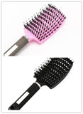 Anti-Klit Detangling Hair Brush – Nylon Bristle Scalp Massage Teaser Comb for Women