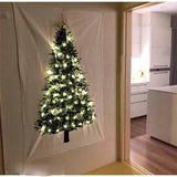 Home Simple Christmas Tree Pine Hanging Cloth
