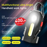 Multifunctional Charging Emergency Light Keychain – High-Brightness COB LED Work Light for Outdoor Camping and Maintenance