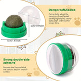 3-Pack Catnip Balls for Cats – Dental Hygiene & Play in Pink & Green