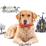 Halloween Dog & Cat Collar with Bell – Adjustable Bow Tie for Pets