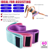 Elastic rubber resistance bands for yoga, hip circle expander, gym, home workout, 3PCs