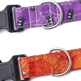 Halloween Dog & Cat Collar with Bell – Adjustable Bow Tie for Pets