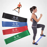 Athletic Latex Resistance Bands Elastic Fitness Bands Training Yoga Loops Pilates Exercises Aerobic Sports Gym Fitness Equipment