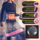 Elastic rubber resistance bands for yoga, hip circle expander, gym, home workout, 3PCs