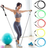 Latex resistance Pull bands rope for Pilates, yoga, CrossFit, fitness , 11PCs