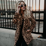 Women's Warm Faux Fur Jackets Coat Leopard Leisure Women Winter Shaggy Fur  Jackets Thick Fluffy Luxury Bontjas Outerwear 2023