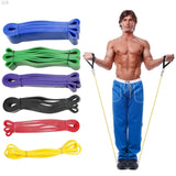 New 1PC/Lot Fitness Rubber Band Elastic Yoga Resistance Bands Set  Circle Expander Bands Gym Fitness Booty Band  Workout