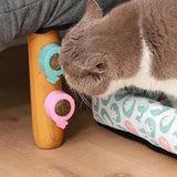 Catnip Wall Ball Licking Ball Spherical Teeth Cleaning Cat Catnip Toy Rotatable Kitten Licking Ball Pet Supplies Wall Treats