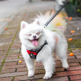 Bow Dog Collars Necktie Traction Rope Christmas Pet Harness For Small Medium Dog Cat Bowknot Chest Strap Dog Accessories