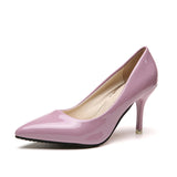 2023 Spring and Autumn New Large Size Pointed Toe Solid Color Pumps Sexy and Comfortable Solid Color Temperament Women's Shoes