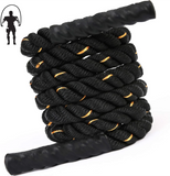 Heavy Jump Ropes for Fitness 5LB,Weighted Adult Skipping Rope Exercise Battle Ropes for Men & Women,Total Workouts Skipping Rope