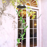 Hummingbird Wind Chime Hanging LED Solar Wind Chime Automatic Light 7 Colors-changing For Home Garden Decoration