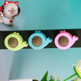 Catnip Wall Ball Licking Ball Spherical Teeth Cleaning Cat Catnip Toy Rotatable Kitten Licking Ball Pet Supplies Wall Treats