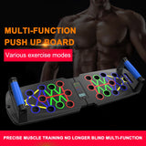 Foldable Push-Up Board 22/30 Modes At Home Push Up Portable Abdominal Household Biceps Brachii Muscle Chest Training Equipment