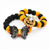 Halloween Adjustable Cats dogs Pumpkin Ghost  Collar With Pet Collar Festival Dog Collars Cat Necklace pet Kitten Accessories