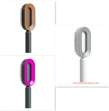 Self-Cleaning Hair Brush for Women – One-Key Cleaning Anti-Static Airbag Scalp Massage Comb