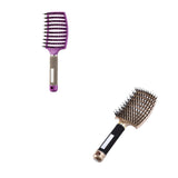 Anti-Klit Detangling Hair Brush – Nylon Bristle Scalp Massage Teaser Comb for Women