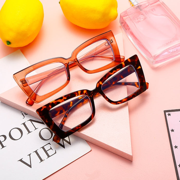 Vintage Cat Eye Optical Glasses Women Men Clear Glasses Eyeglasses Frame Prescription Transparent Lens Spectacle Frame Unisex