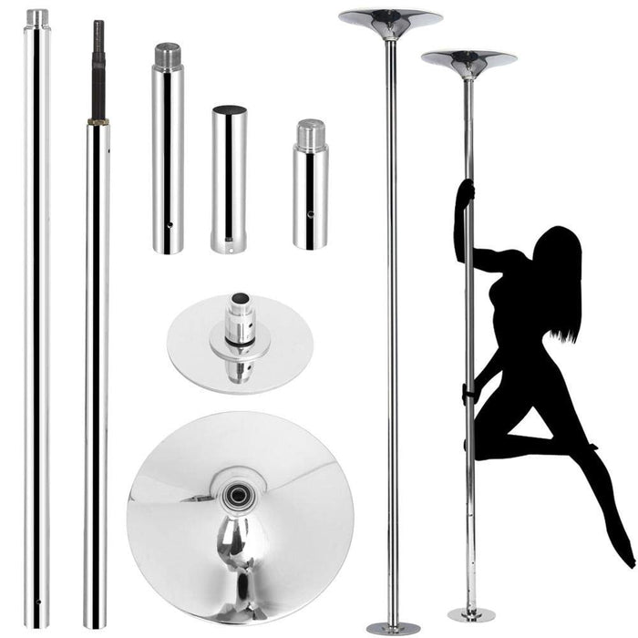 45mm Removable Stripper Pole Home Dance 360 Spin Dance Training Pole Portable Fitness Dance Sport Exercise Pole Kit Easy Install
