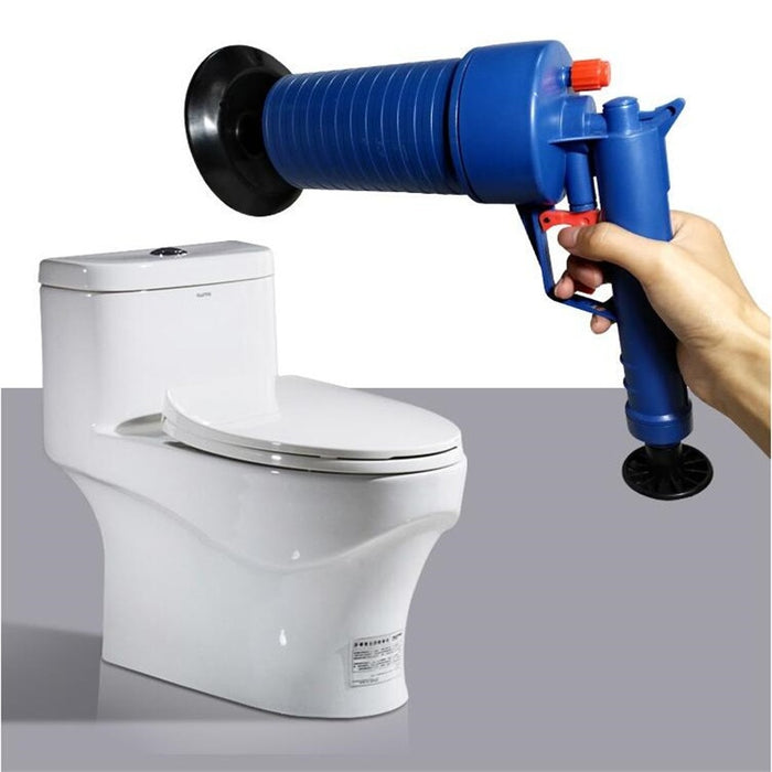 Air Power Drain Blaster gun High Pressure Powerful Manual sink Plunger Opener cleaner pump for Bath Toilets Bathroom Accessories