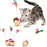 Cat Toy Pet Cat Sisal Scratching Ball Training Interactive Toy for Kitten Pet Cat Supplies Funny Play Feather Toy cat accessorie